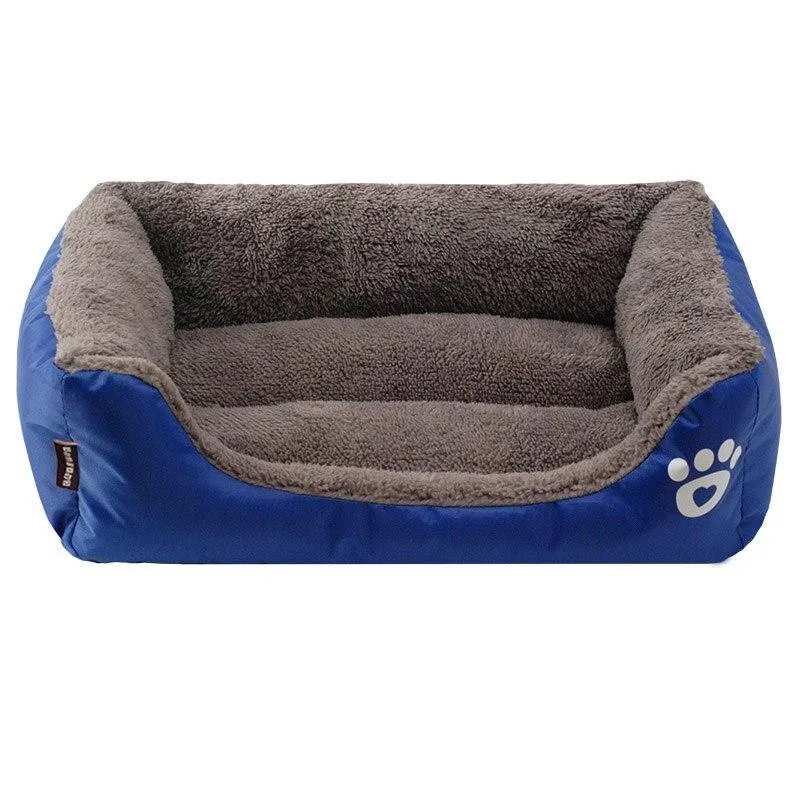 Deluxe Rectangular Bolster Dog Bed | Waterproof Slumber