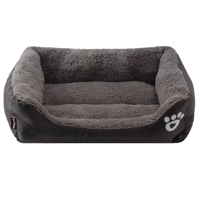 Deluxe Rectangular Bolster Dog Bed | Waterproof Slumber