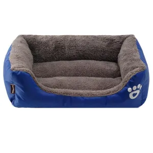 Deluxe Rectangular Bolster Dog Bed | Waterproof Slumber