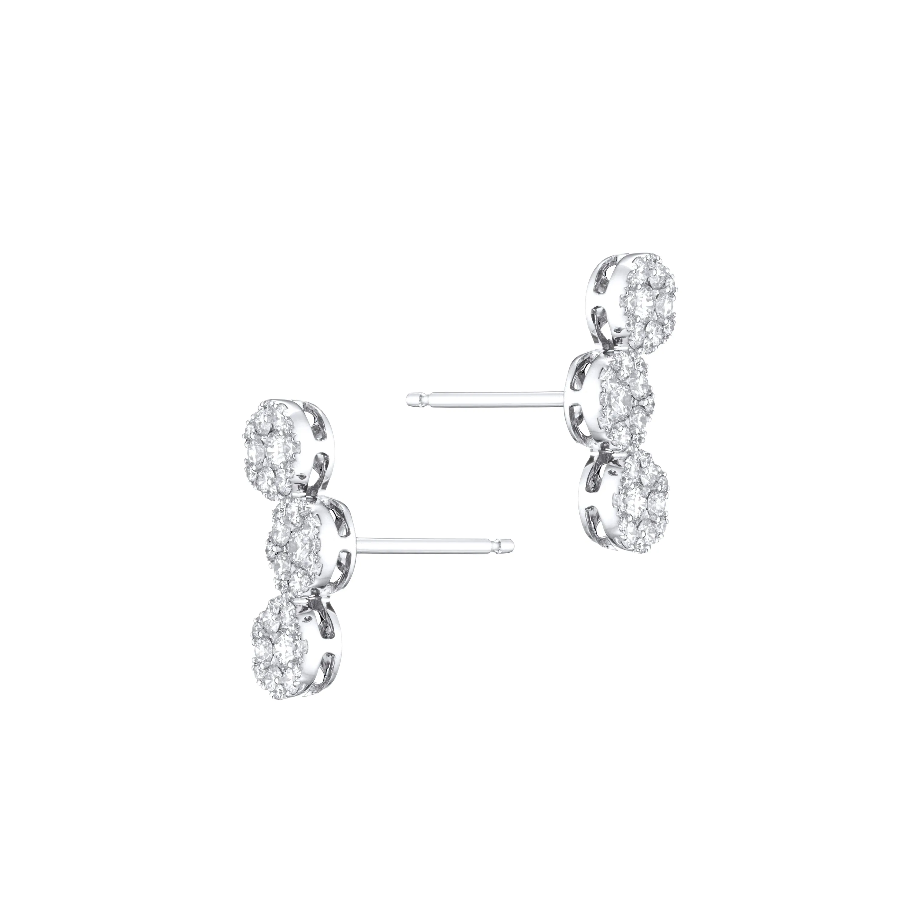 Diamond Circle’s Trio Earrings