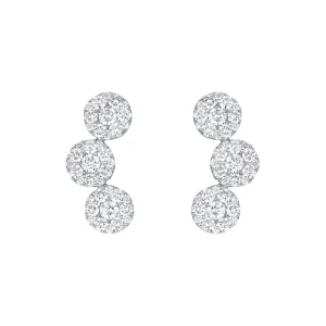 Diamond Circle’s Trio Earrings