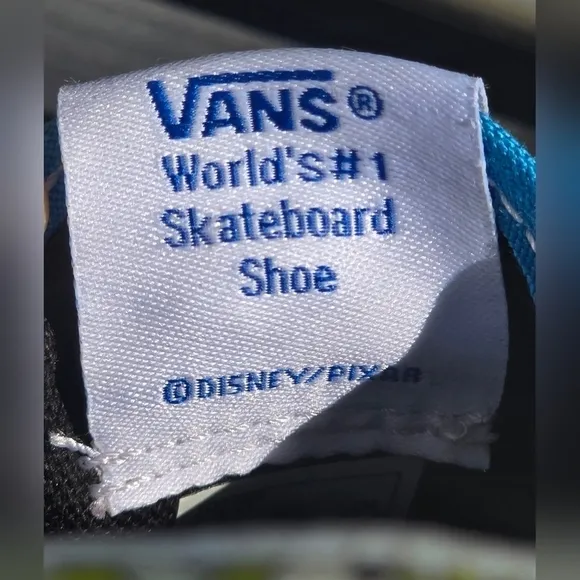 Disney Van's Pixar Toy Story Child Size Sneakers Size 4