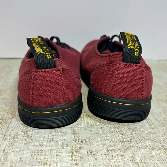 Dr. Martens &quot;Korey&quot; Burgundy Canvas Air Wair Sneakers (Childs Size 1)
