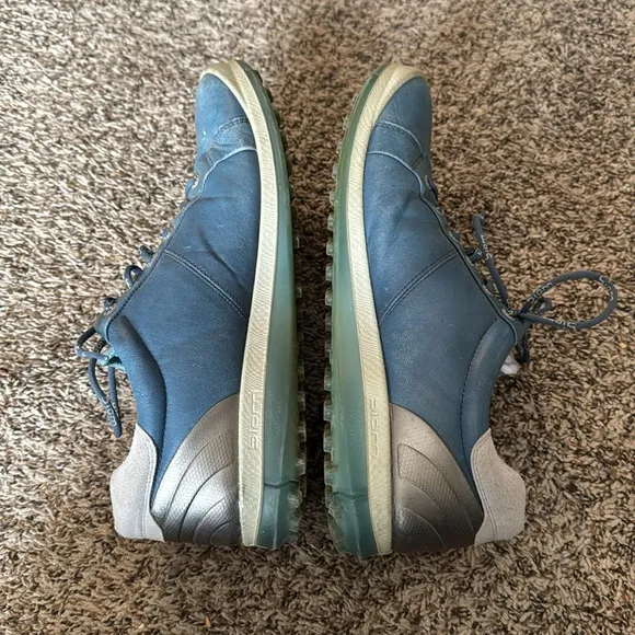Ecco Men’s 44 (10) Golf Biom Hydromax Yak Leather Blue