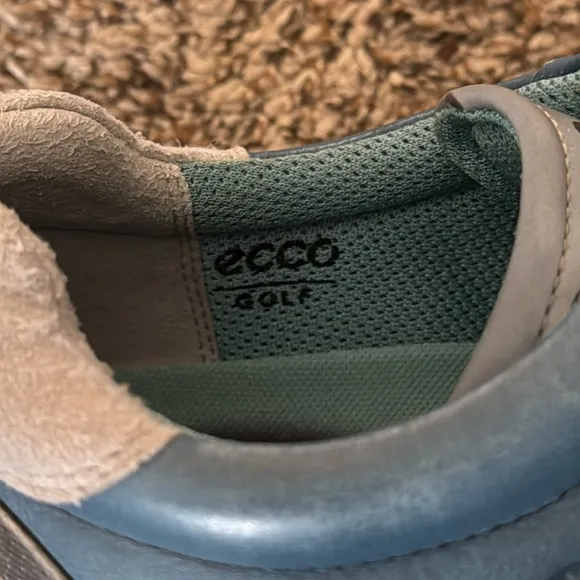 Ecco Men’s 44 (10) Golf Biom Hydromax Yak Leather Blue