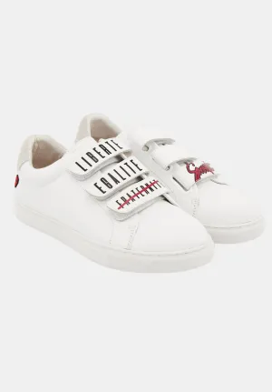Edith Liberté Egalité Sororité-Blanc/Fuschia