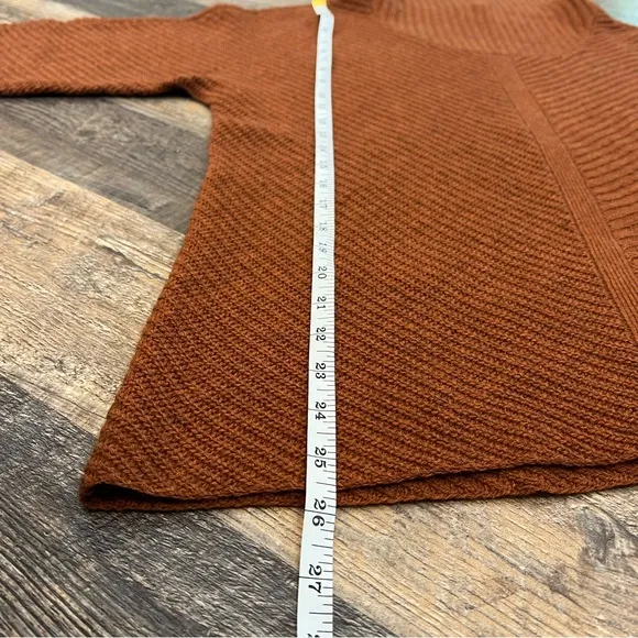 Eileen Fisher Yak &amp; Wool Ribbed Cowl Neck Sweater Size XS