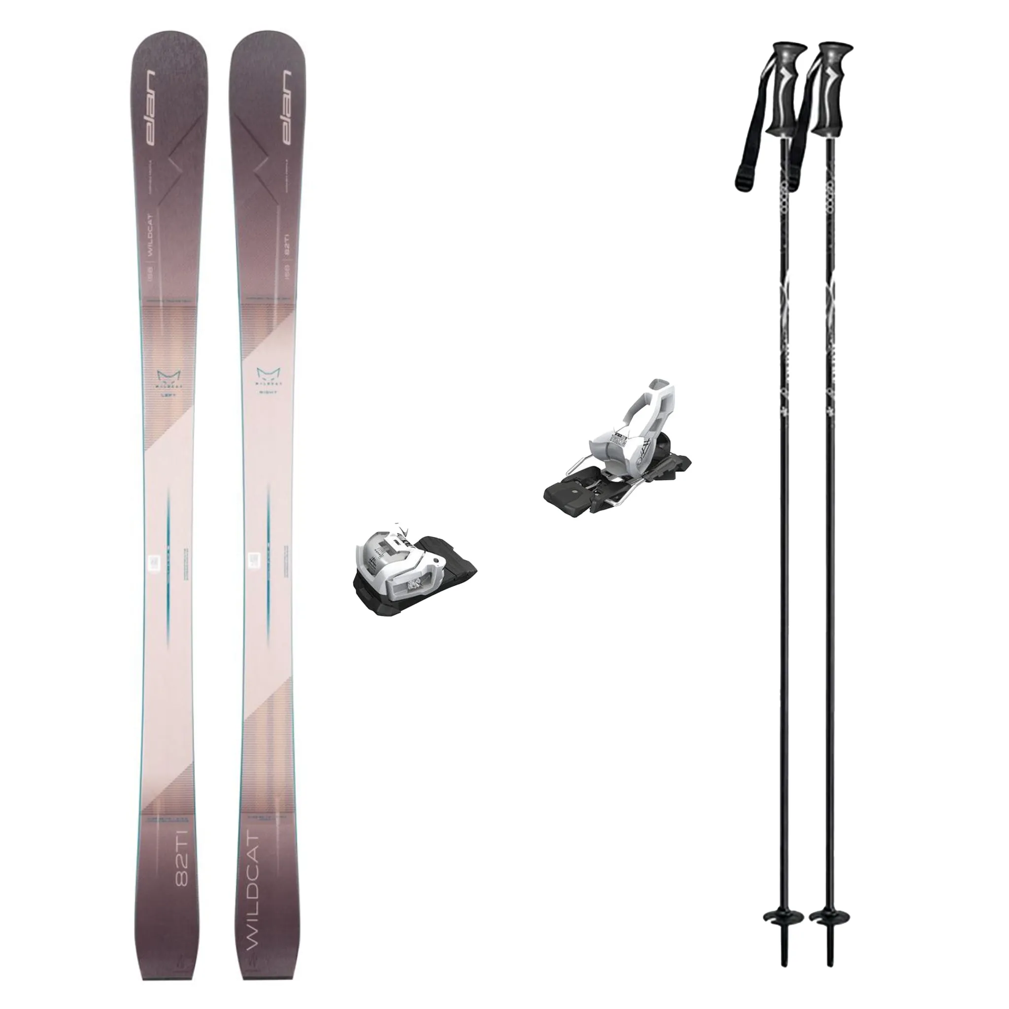 Elan Wildcat 82TI Skis 2025 with Tyrolia Attack 11 Womens Ski Package