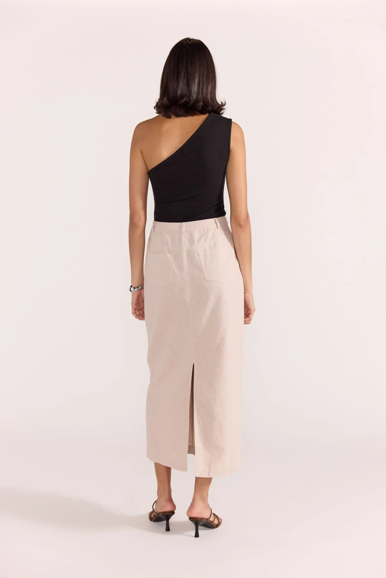 Enna Maxi Skirt | Stone