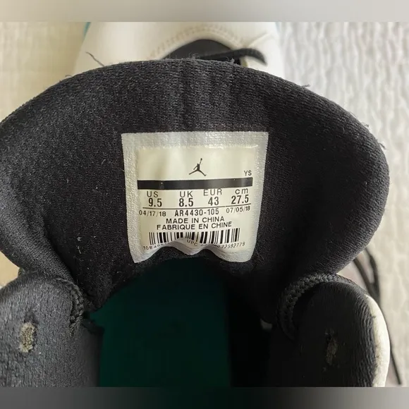 EUC Jordan Lift Off South Beach “White Turbo Green” (AR4430 105) Size 9.5