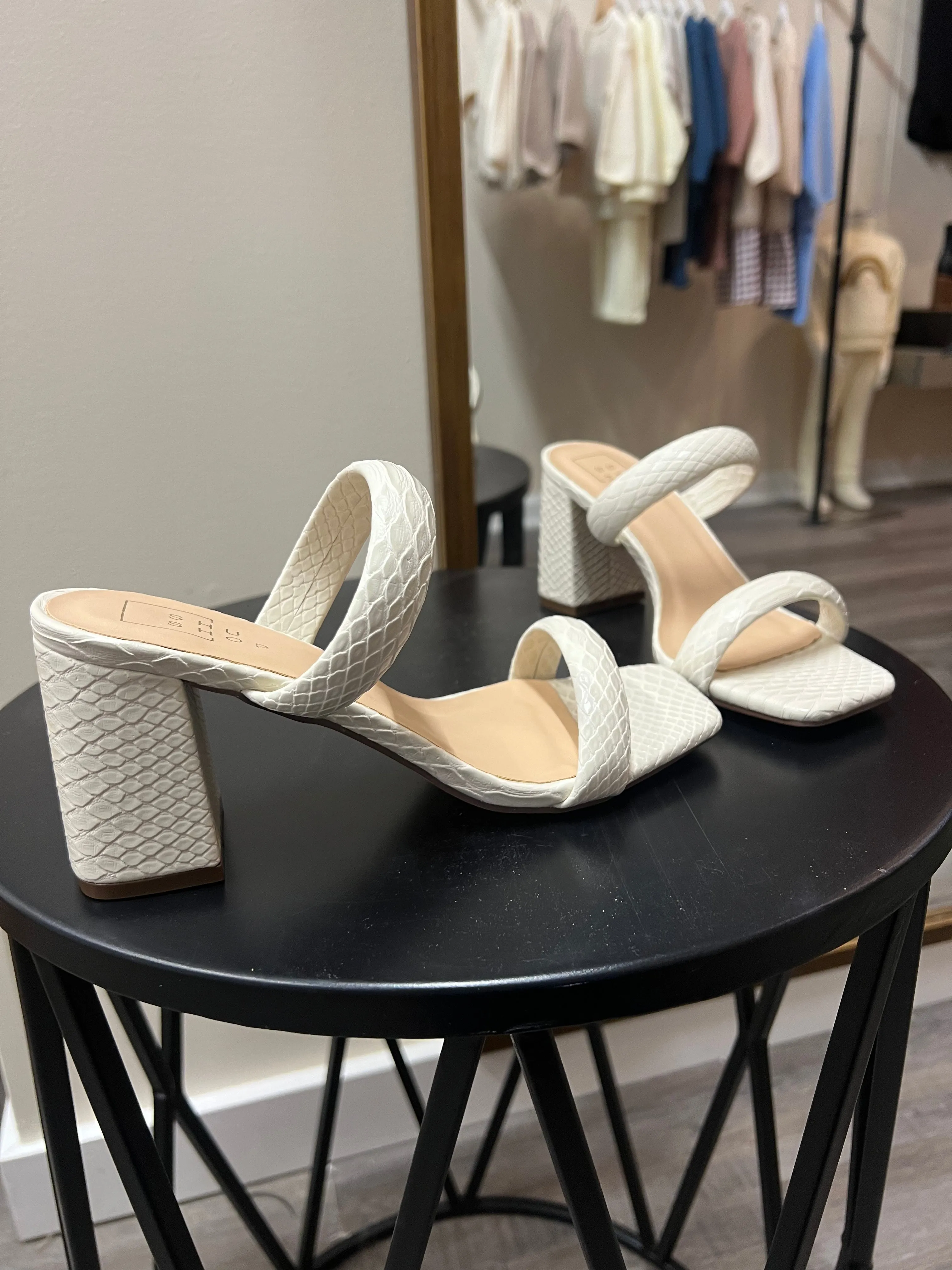 Farah Snake Heels