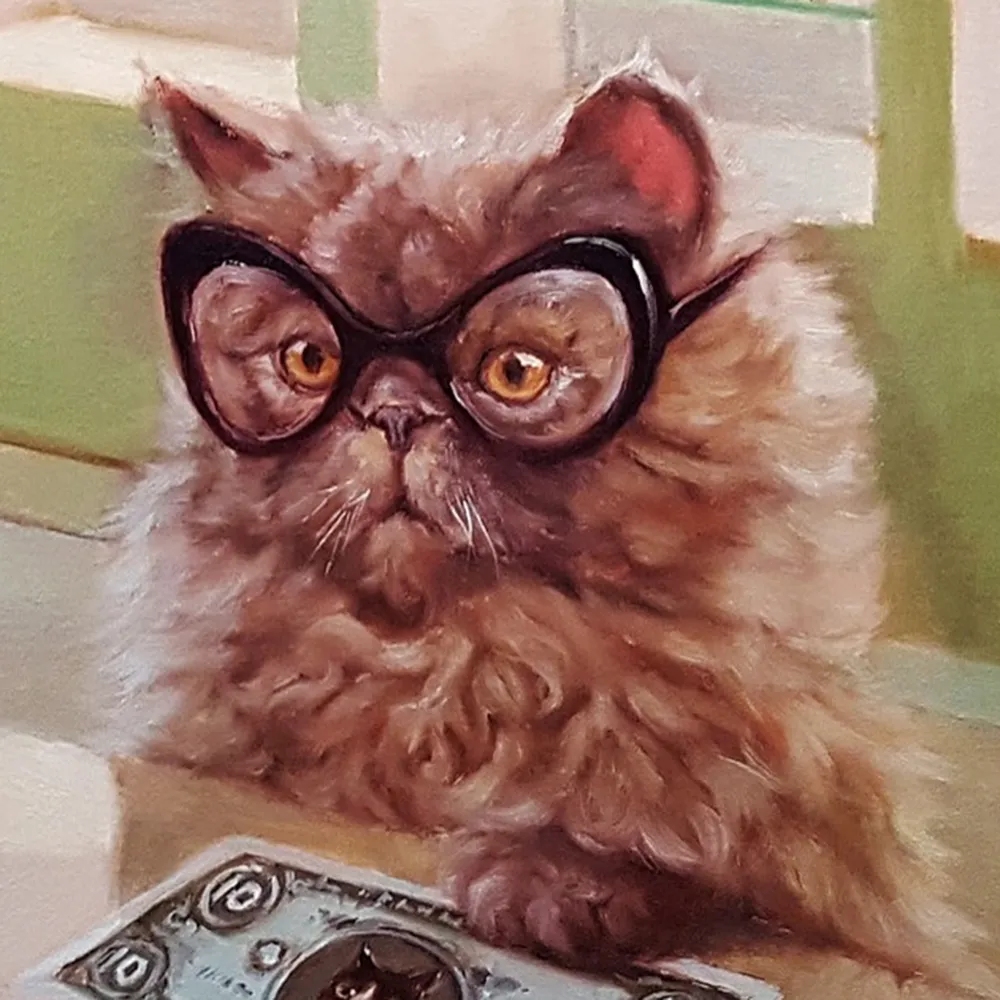 Feline Optical: Gallery Wrapped Canvas