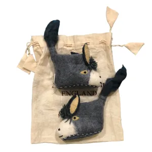 Felted Wool Slippers, Approx. 1 year // Sew Heart Felt UK