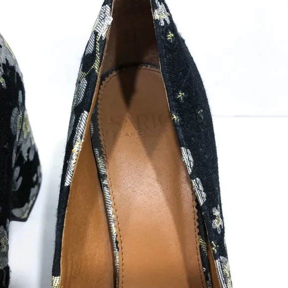 Franco Sarto Taisley Floral Brocade Block Pumps
