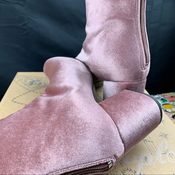 Free People Velvet Cecile Rose Ankle Boots Various Sizes