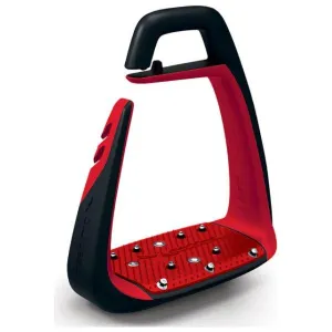 FreeJump Safety Stirrups Soft Up Classic - Black/Red