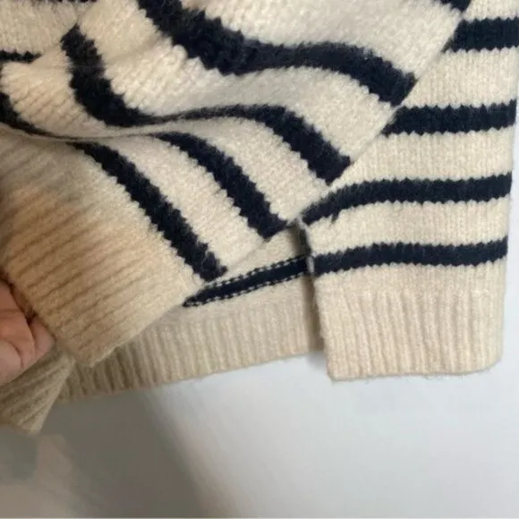 French Connection Norway High Neck Fair Isle Wool Sweater