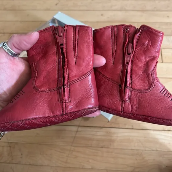 Frye baby boots.