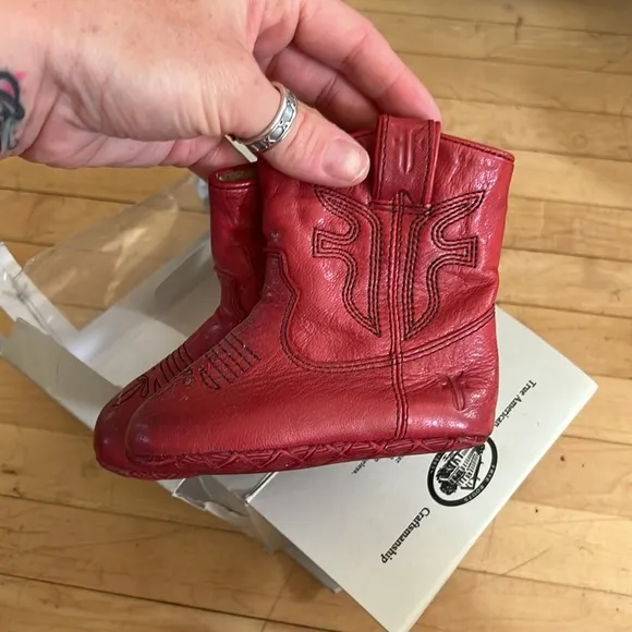 Frye baby boots.