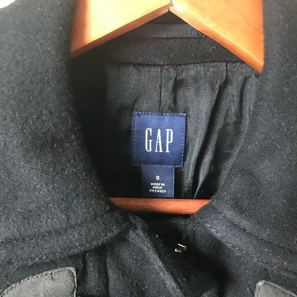 GAP wool collared toggle coat