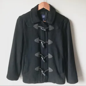 GAP wool collared toggle coat