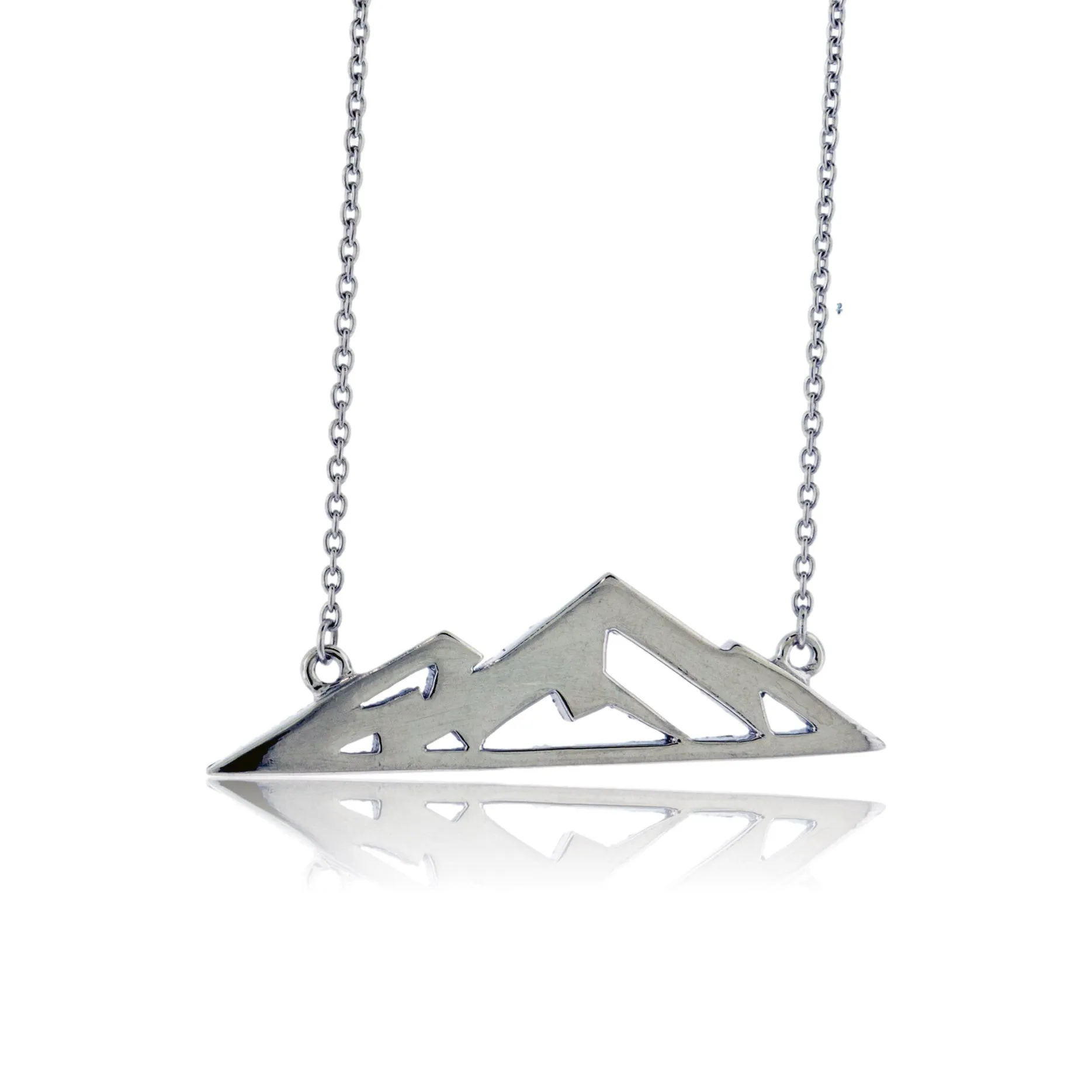 Geometric Mountain Peak Pendant