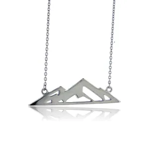 Geometric Mountain Peak Pendant