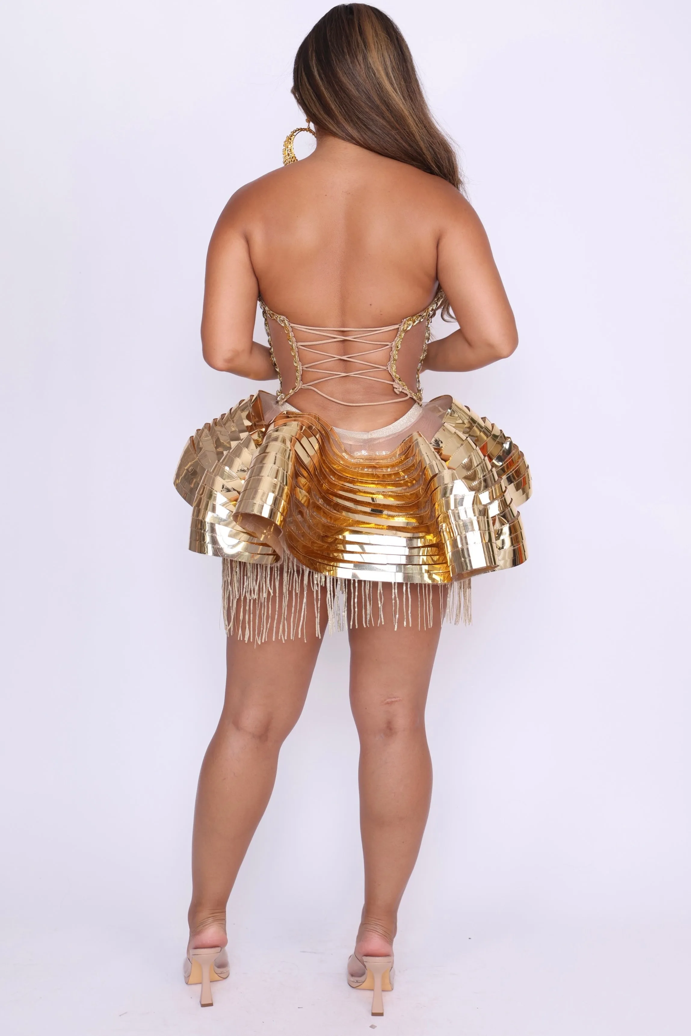 Golden Swirl Chic