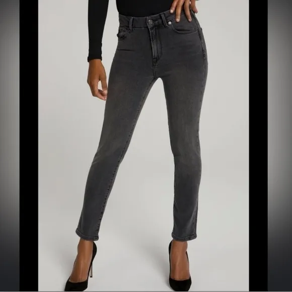 GOOD American Classic Black Jeans
