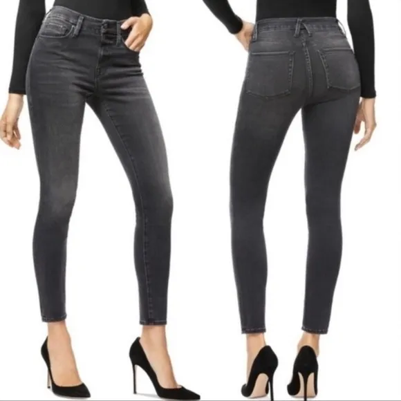 GOOD American Classic Black Jeans