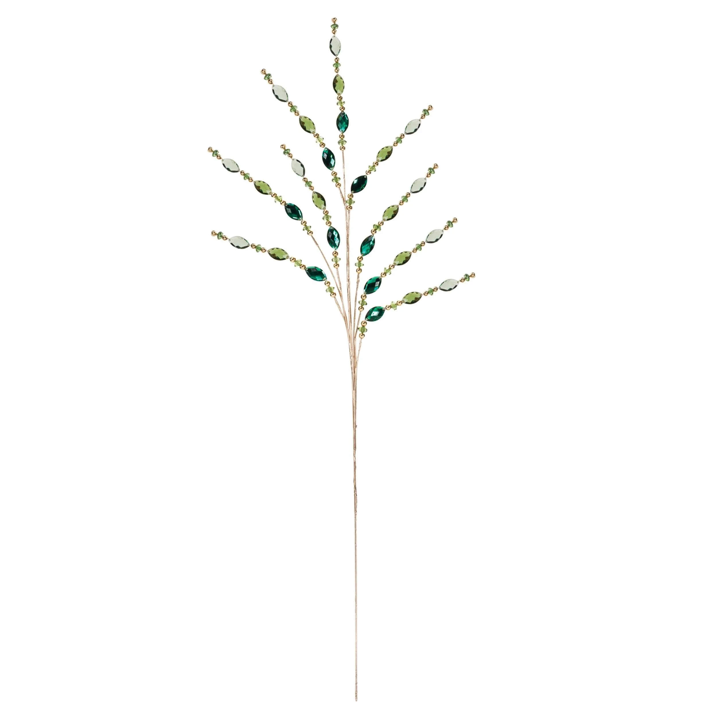 Green Jewel Bead Spray (Set of 2)