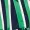 Green Striped Frill Tie Top