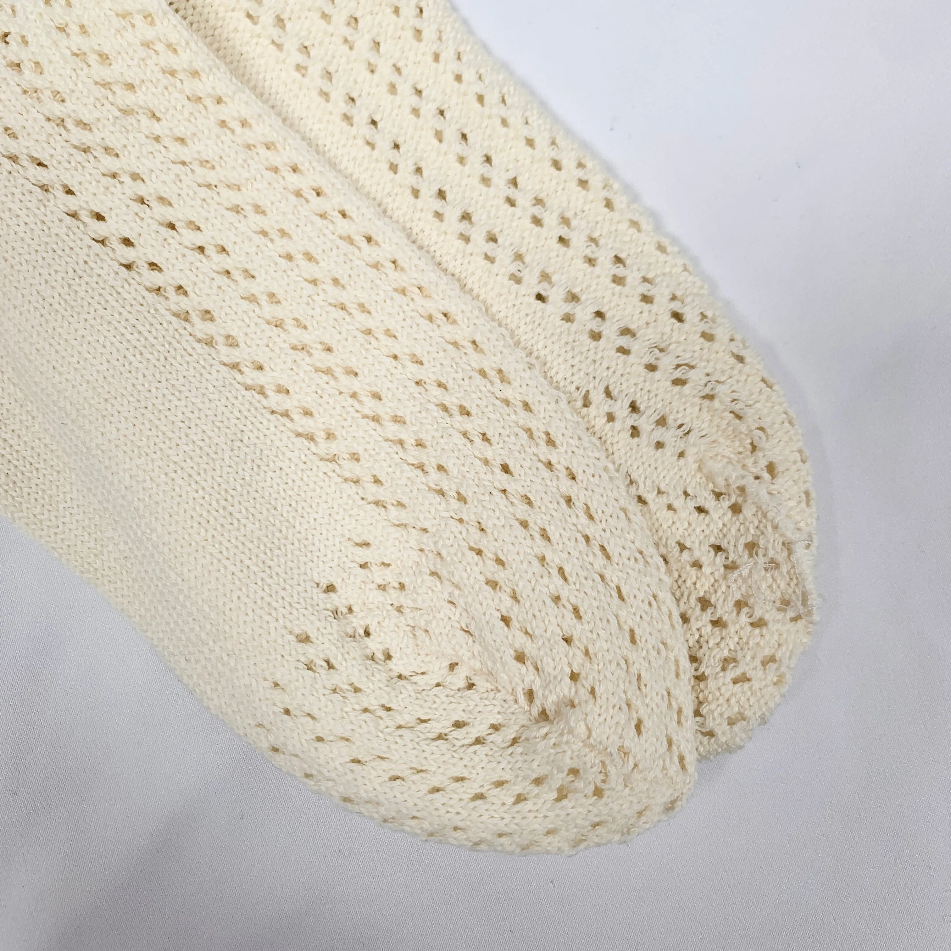 Gucci GG Logo Cuff Lit Lady Knit Socks in Ivory