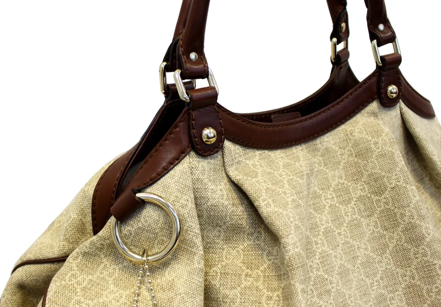 GUCCI Sukey GG Canvas Medium Tote Bag