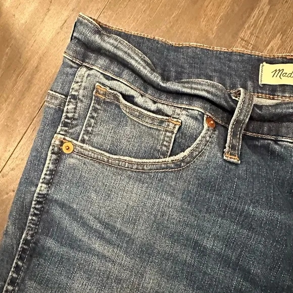 GUC.Short Madewell 10” High-Rise Skinny Jeans Button Fly - Size 32 / 25” inseam
