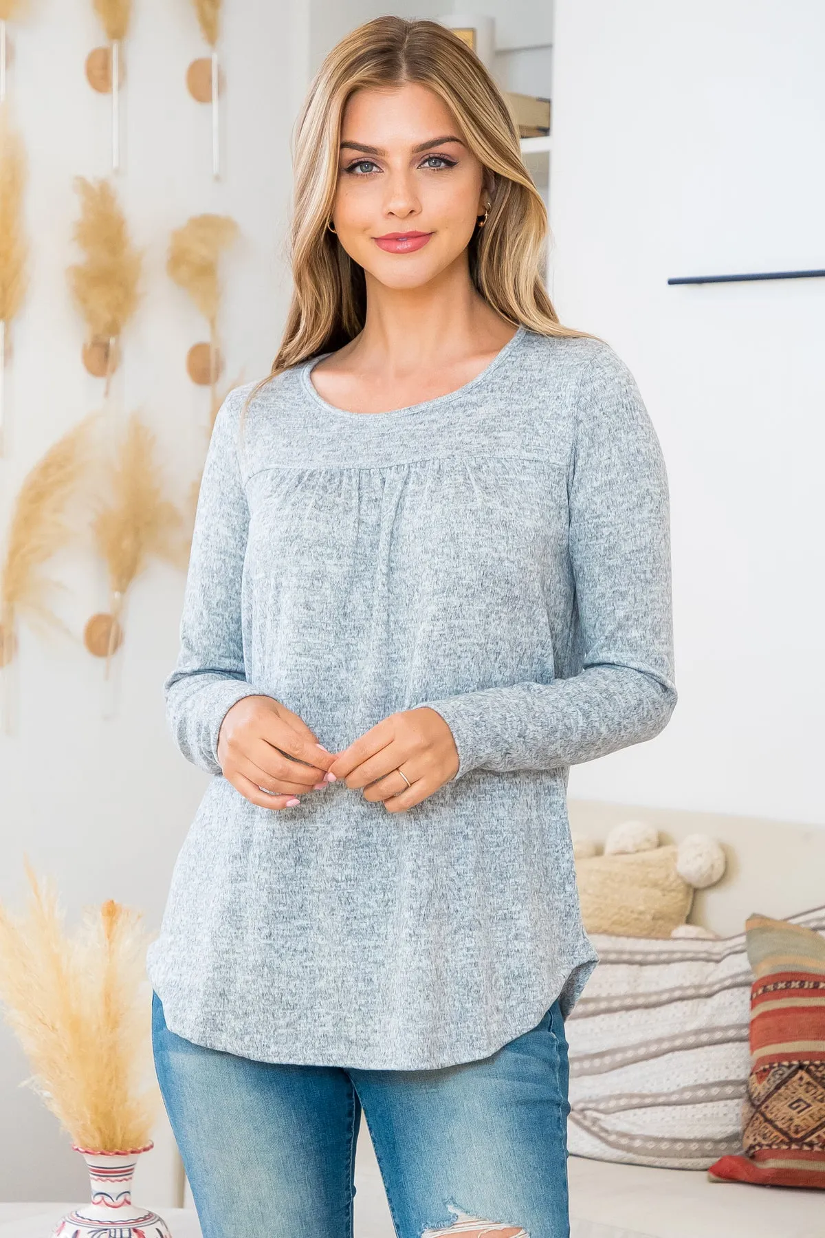 Hacci Long Sleeve Tunic | S-3XL