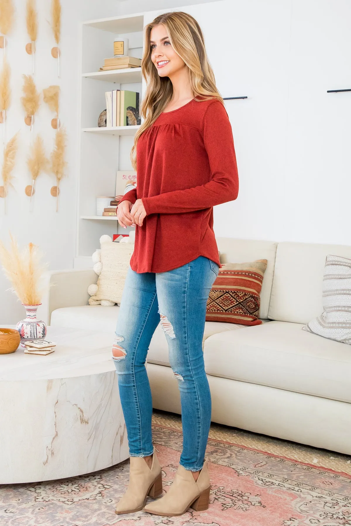 Hacci Long Sleeve Tunic | S-3XL