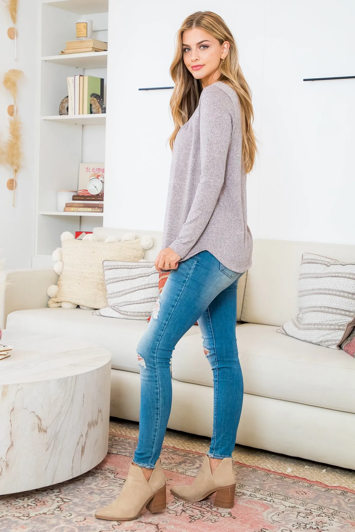 Hacci Long Sleeve Tunic | S-3XL