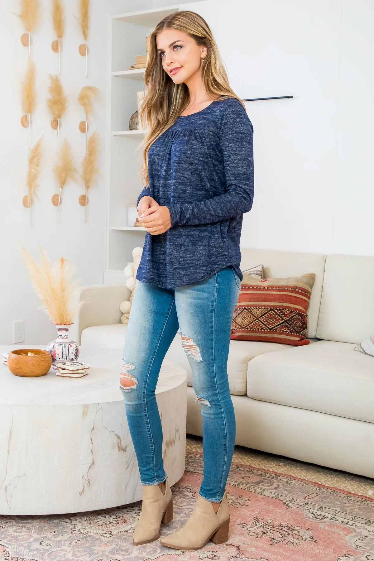 Hacci Long Sleeve Tunic | S-3XL