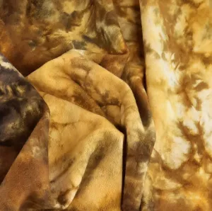 Hand-dyed Wool Fat Quarter "Golden"