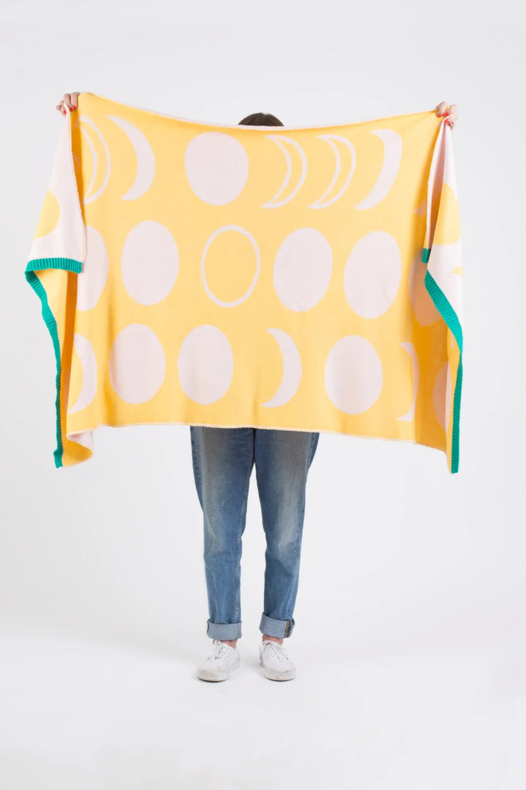 Handmade Modern Blanket Yellow