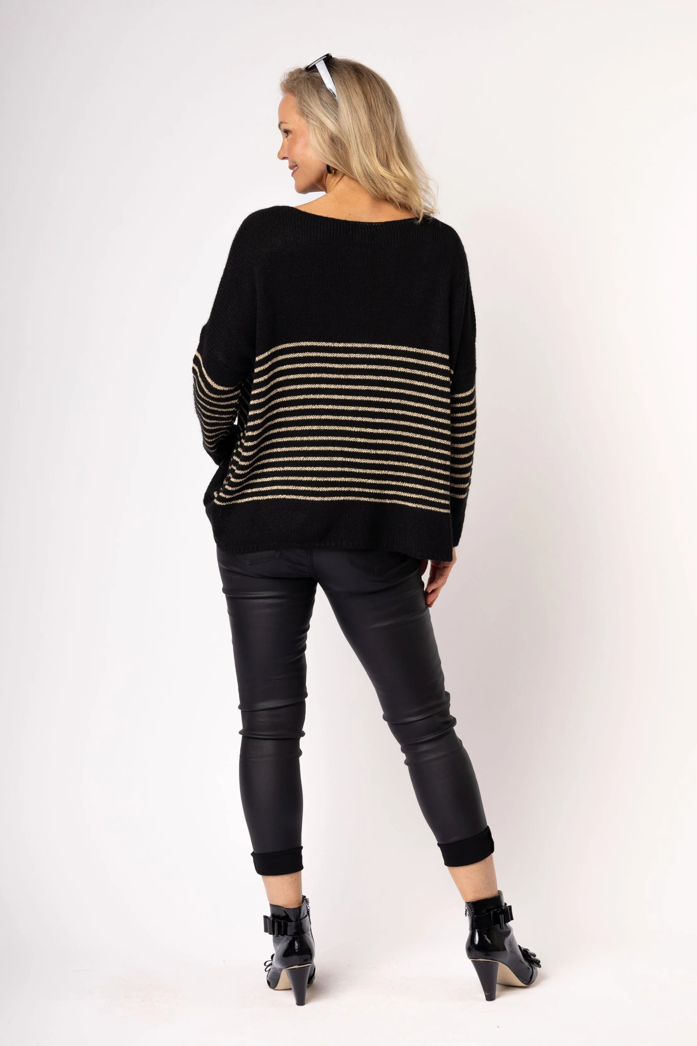 Hanna Knit Top in Onyx