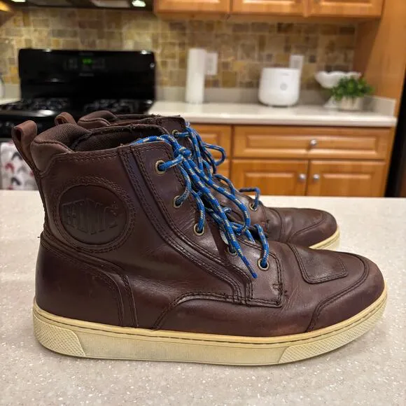 Harley Davidson Bateman Men's Size 11M Brown Leather Motorcycle Boots Sneaker