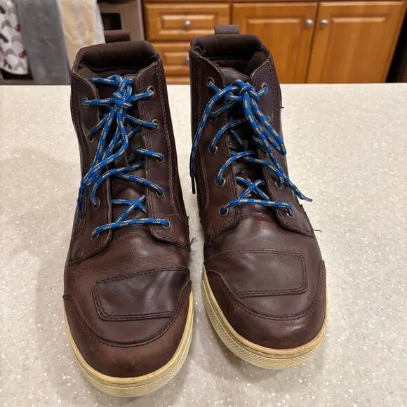 Harley Davidson Bateman Men's Size 11M Brown Leather Motorcycle Boots Sneaker
