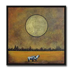 Harvest Moon 18X18 Framed Giclee