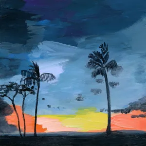 hawaii sunset 2 | canvas reproduction