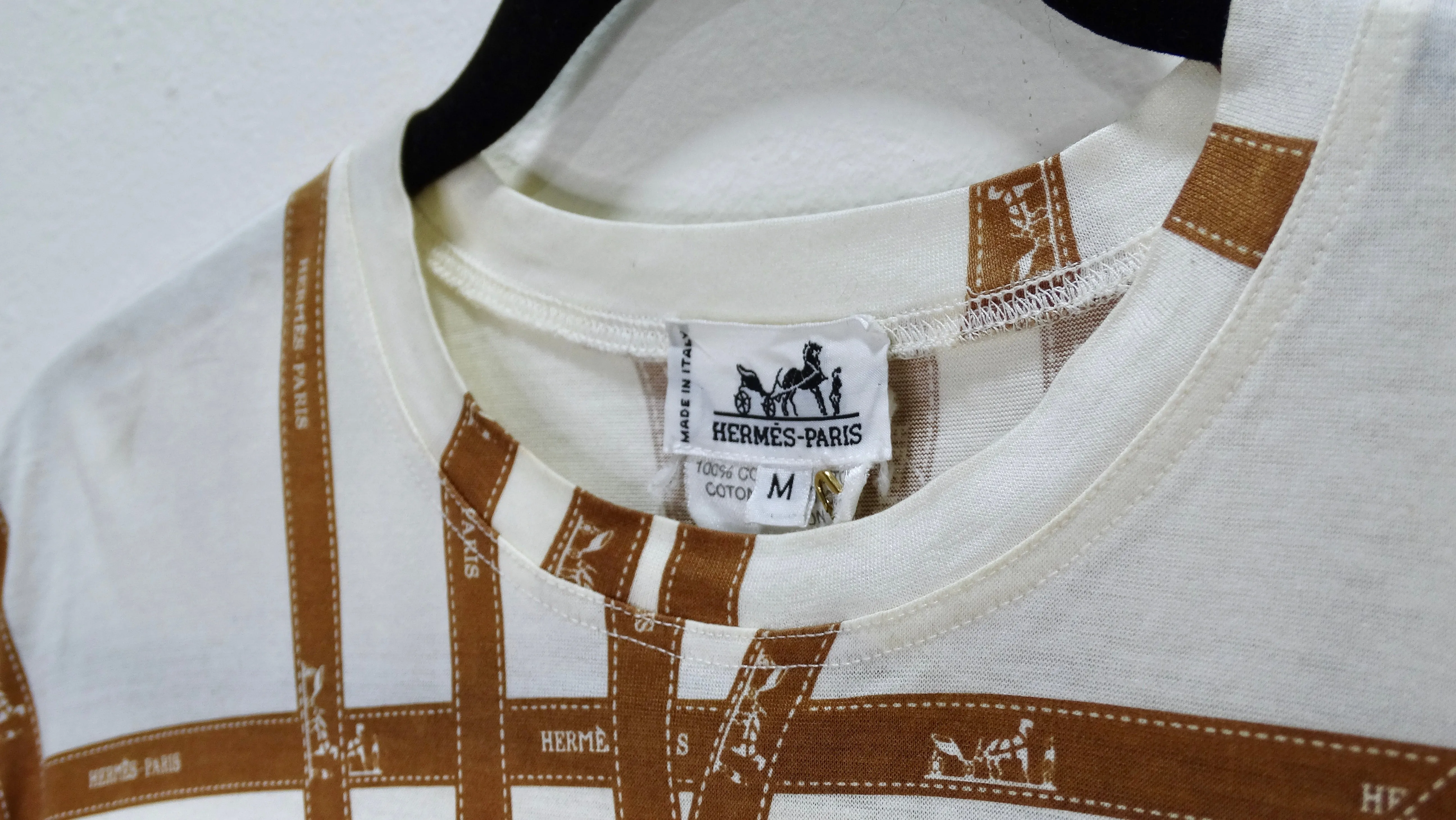 Hermes Ribbon Print T-Shirt