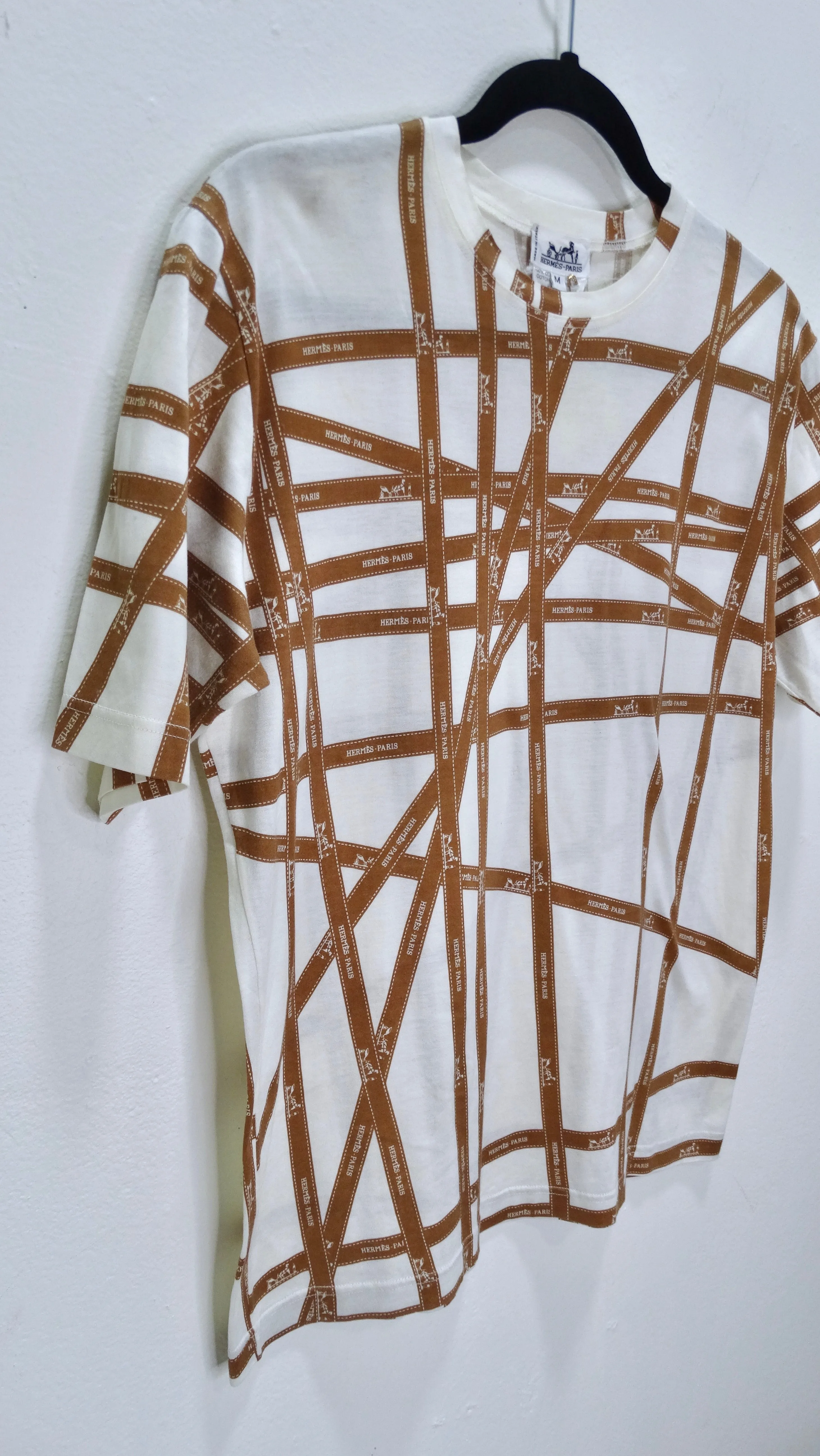 Hermes Ribbon Print T-Shirt