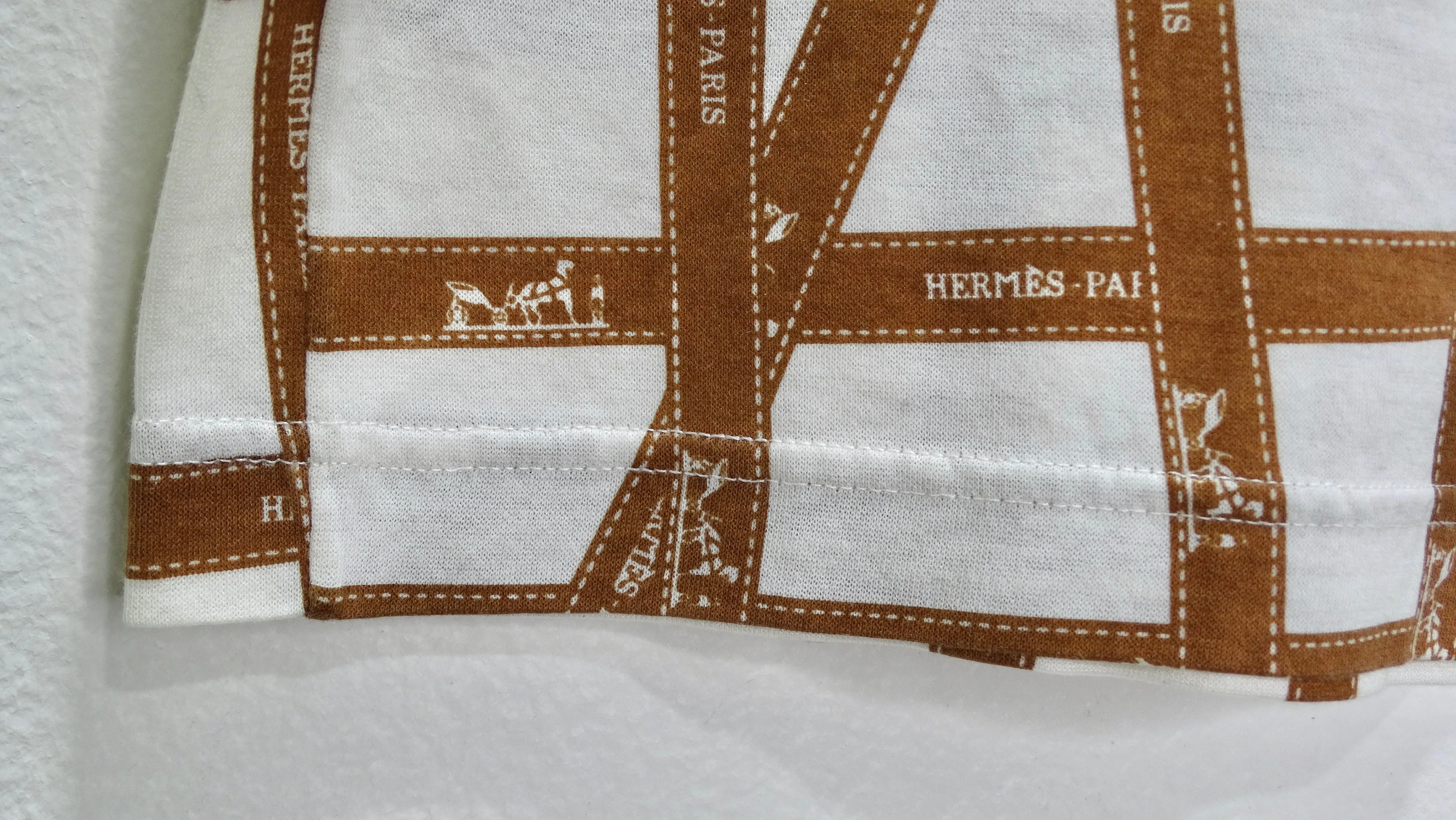 Hermes Ribbon Print T-Shirt