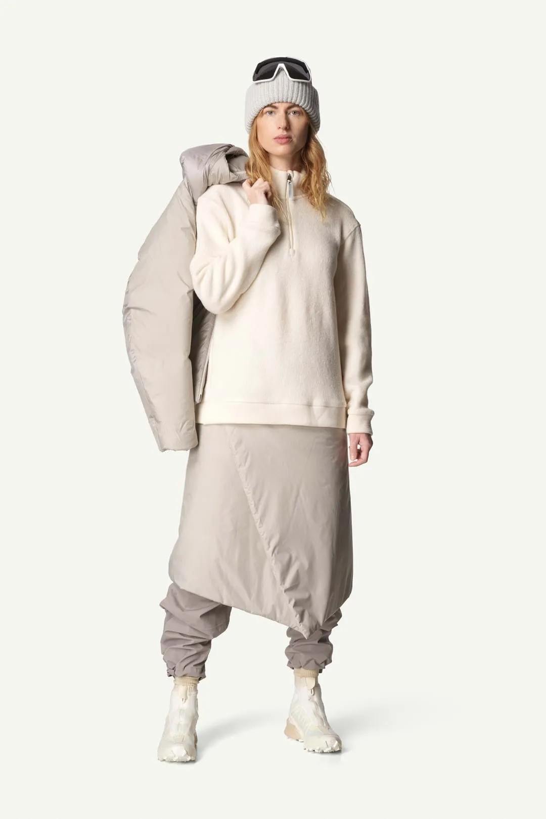 Houdini - W's Alto Half Zip - Sugar Snow